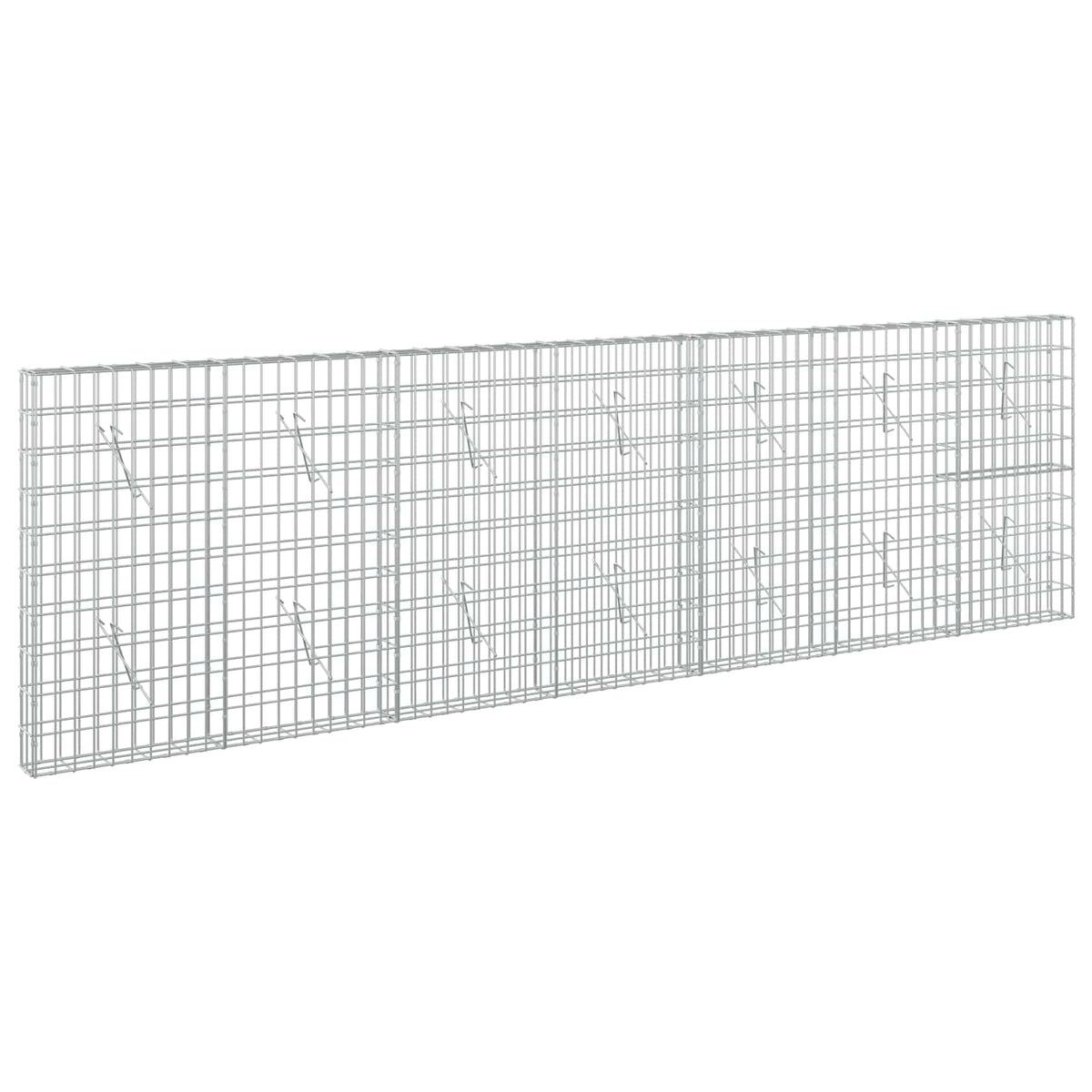 vidaXL Gabion with 5 mm Wire and 5x10 cm Mesh 350x10x100 cm 2