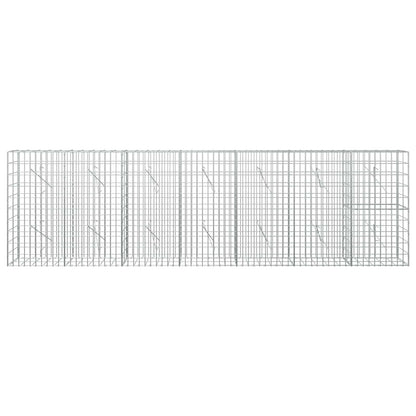 vidaXL Gabion with 5 mm Wire and 5x10 cm Mesh 350x10x100 cm 3