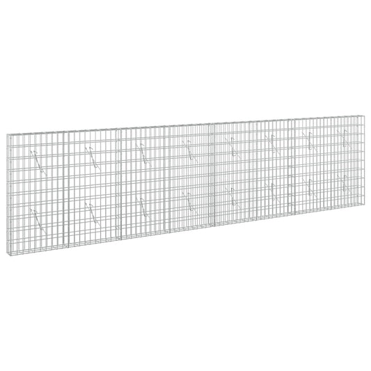 vidaXL Gabion with 5 mm Wire and 5x10 cm Mesh 400x10x100 cm 2