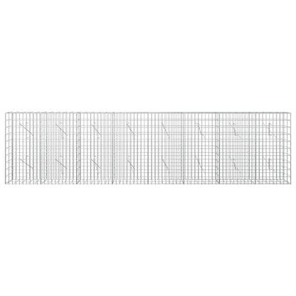 vidaXL Gabion with 5 mm Wire and 5x10 cm Mesh 400x10x100 cm 3