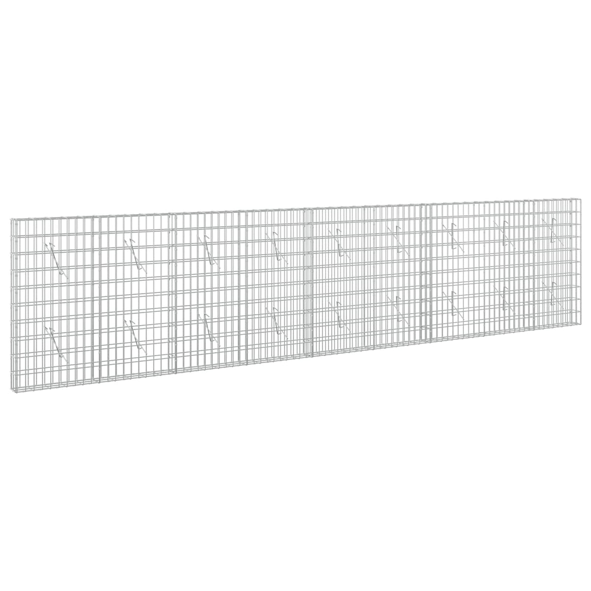 vidaXL Gabion with 5 mm Wire and 5x10 cm Mesh 450x10x100 cm 2