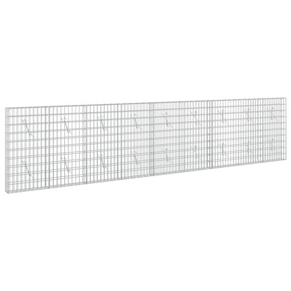 vidaXL Gabion with 5 mm Wire and 5x10 cm Mesh 450x10x100 cm 2