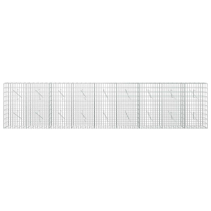 vidaXL Gabion with 5 mm Wire and 5x10 cm Mesh 450x10x100 cm 3