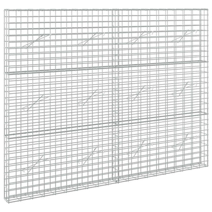 Gabion with 5 mm Wire and 5x10 cm Mesh 50x10x150 cm Height 150 cm Thickness 10 cm 50–1000 cm 200 cm