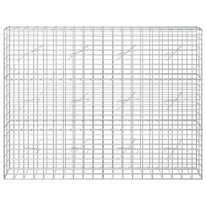 vidaXL Gabion with 5 mm Wire and 5x10 cm Mesh 200x10x150 cm 3