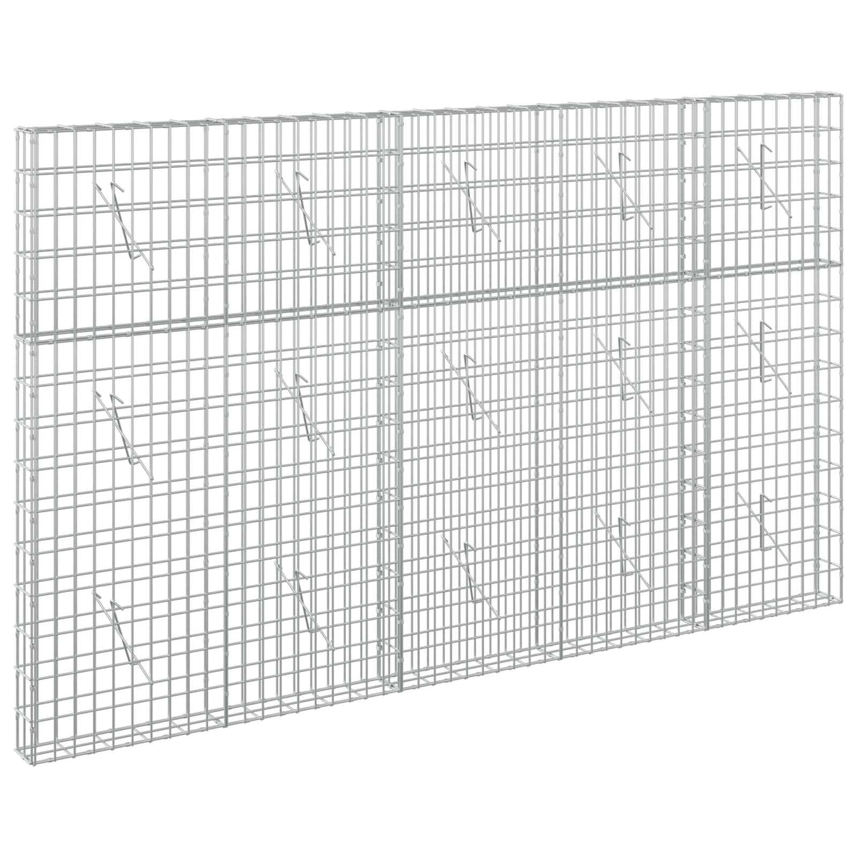 Gabion with 5 mm Wire and 5x10 cm Mesh 50x10x150 cm Height 150 cm Thickness 10 cm 50–1000 cm 250 cm