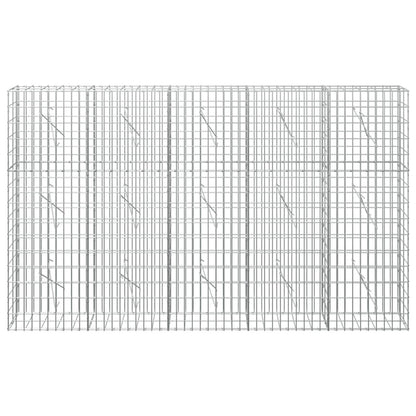 Gabion with 5 mm Wire and 5x10 cm Mesh 50x10x150 cm Height 150 cm Thickness 10 cm 50–1000 cm 250 cm