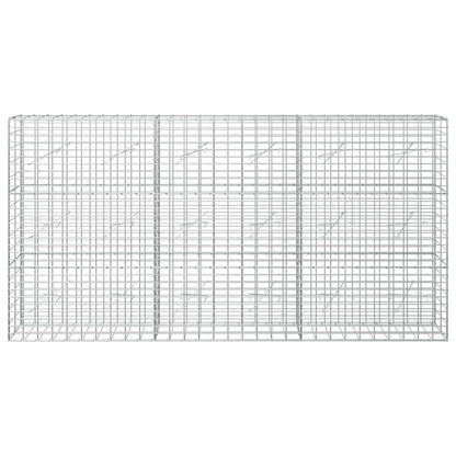 vidaXL Gabion with 5 mm Wire and 5x10 cm Mesh 300x10x150 cm 3