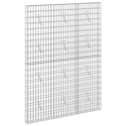 vidaXL Gabion with 5 mm Wire and 5x10 cm Mesh 150x10x200 cm 2