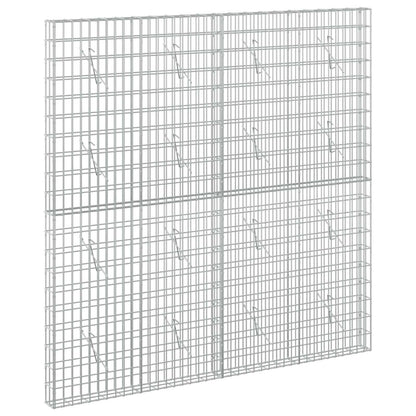 vidaXL Gabion with 5 mm Wire and 5x10 cm Mesh 200x10x200 cm 2