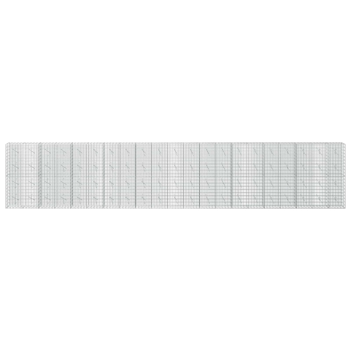 Gabion with 5 mm Wire and 5x10 cm Mesh 1050x10x200 cm 1050 cm
