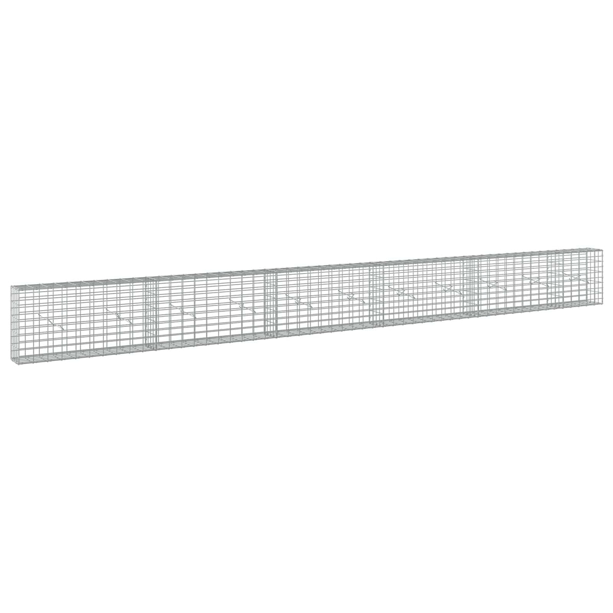 Gabion with 5 mm Wire and 5x10 cm Mesh 50x20x50 cm Height 50 cm Thickness 20 cm 50–1050 cm 550 cm