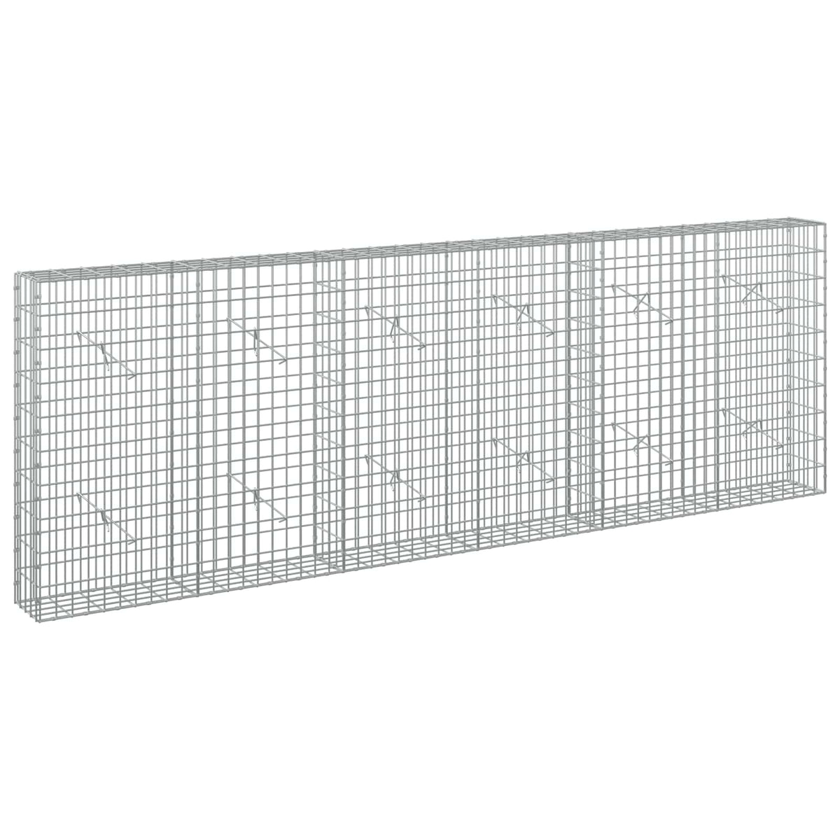 Gabion with 5 mm Wire and 5x10 cm Mesh 50x20x100 cm Height 100 cm Thickness 20 cm 50–1050 cm 300 cm