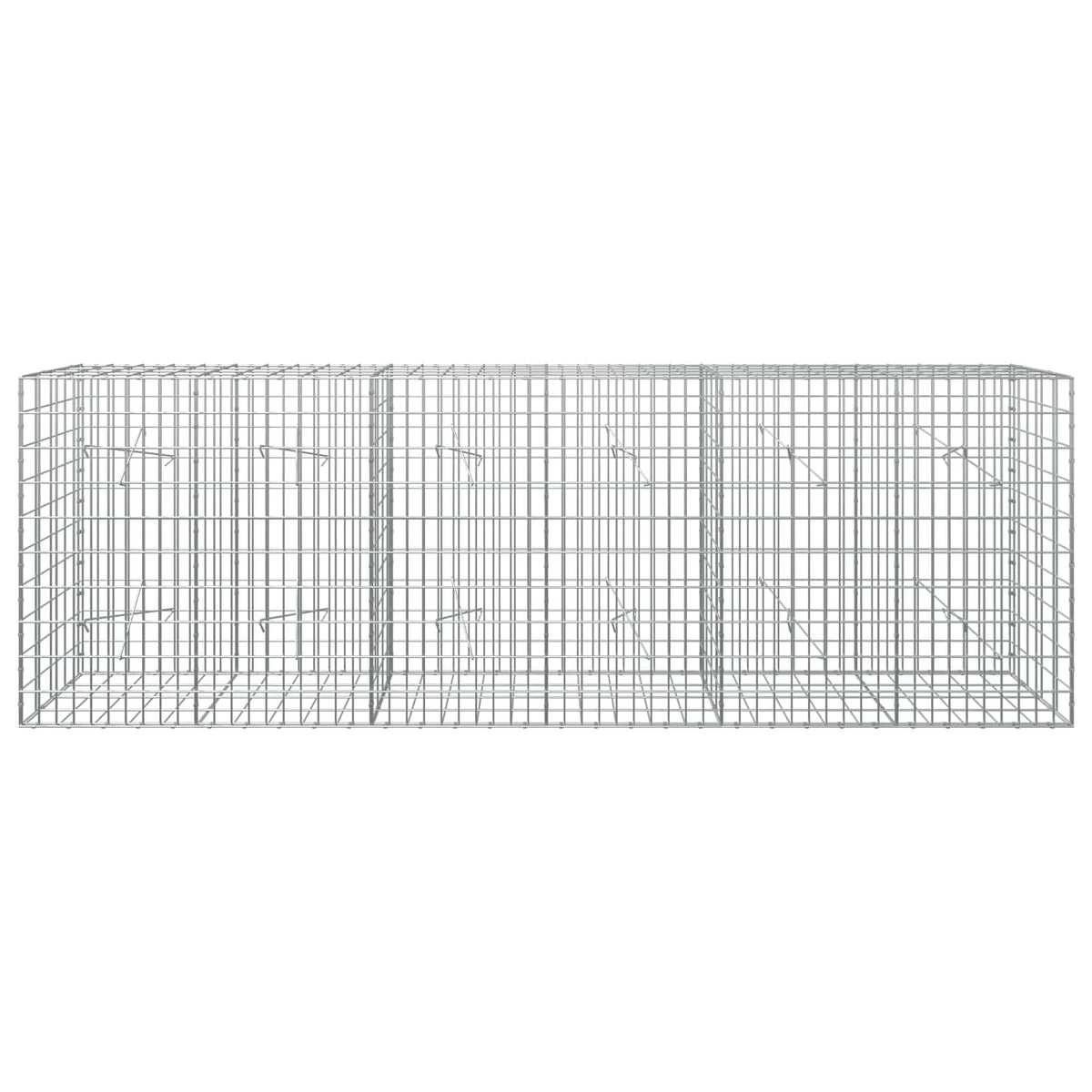 Gabion with 5 mm Wire and 5x10 cm Mesh 50x20x100 cm Height 100 cm Thickness 20 cm 50–1050 cm 300 cm