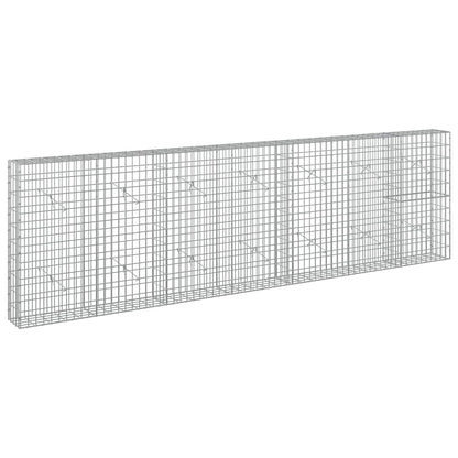 Gabion with 5 mm Wire and 5x10 cm Mesh 50x20x100 cm Height 100 cm Thickness 20 cm 50–1050 cm 350 cm