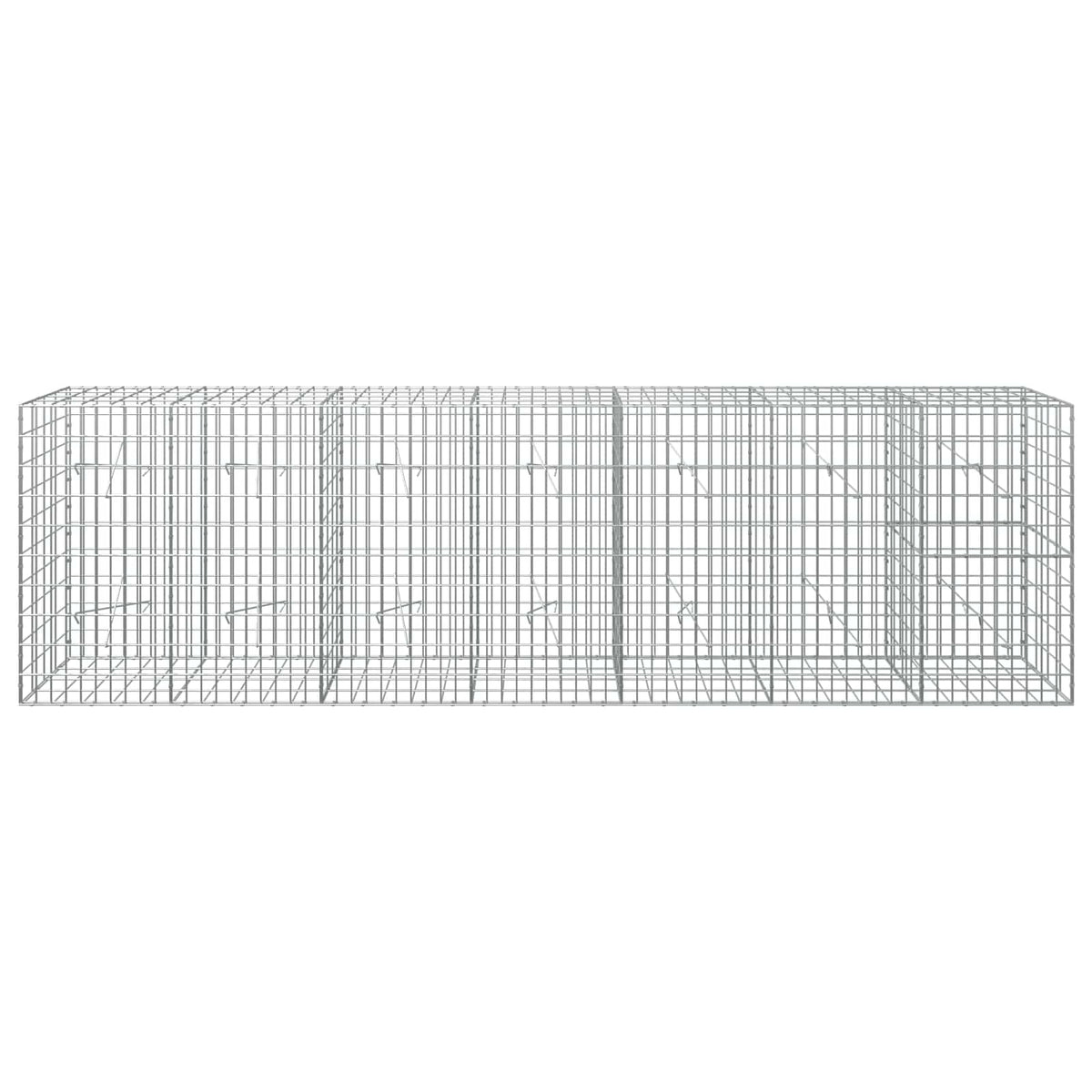 vidaXL Gabion with 5 mm Wire and 5x10 cm Mesh 350x20x100 cm 3