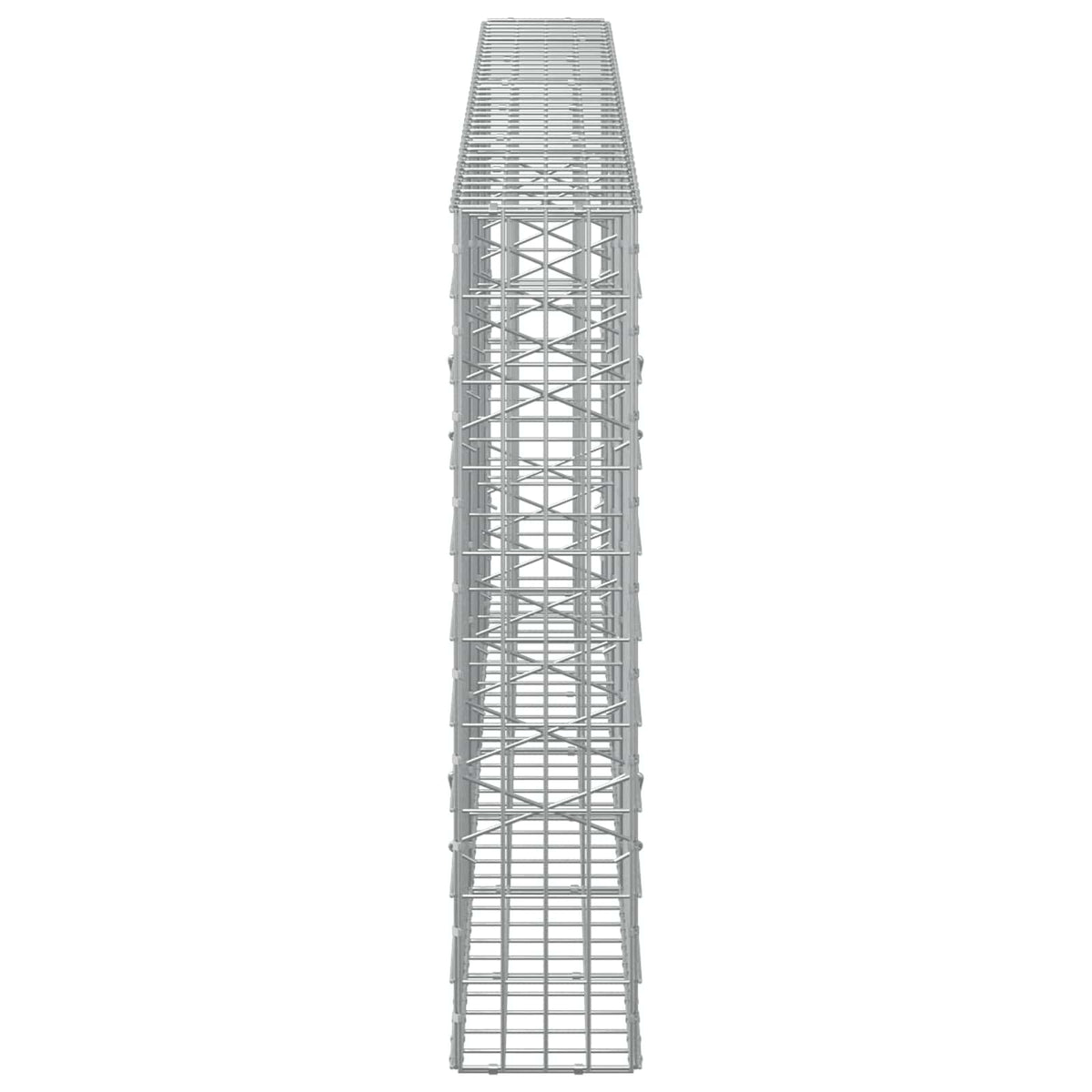 vidaXL Gabion with 5 mm Wire and 5x10 cm Mesh 350x20x100 cm 4