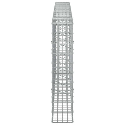 vidaXL Gabion with 5 mm Wire and 5x10 cm Mesh 350x20x100 cm 4