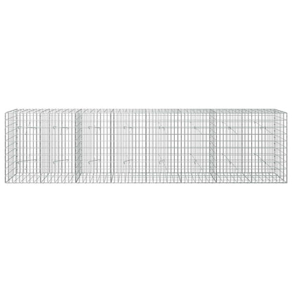 vidaXL Gabion with 5 mm Wire and 5x10 cm Mesh 400x20x100 cm 3