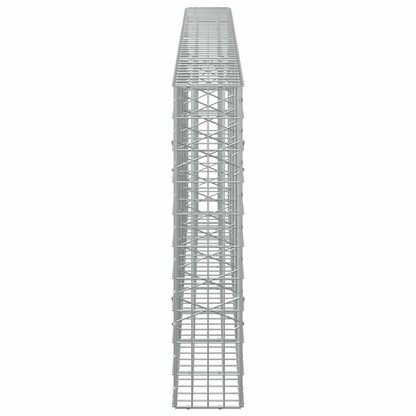 vidaXL Gabion with 5 mm Wire and 5x10 cm Mesh 400x20x100 cm 4