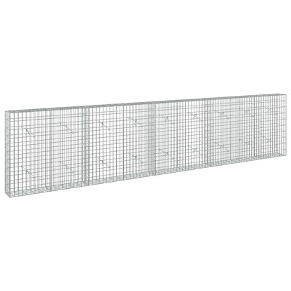 vidaXL Gabion with 5 mm Wire and 5x10 cm Mesh 450x20x100 cm 2