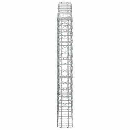 vidaXL Gabion with 5 mm Wire and 5x10 cm Mesh 250x20x150 cm 4