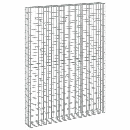 vidaXL Gabion with 5 mm Wire and 5x10 cm Mesh 150x20x200 cm 2