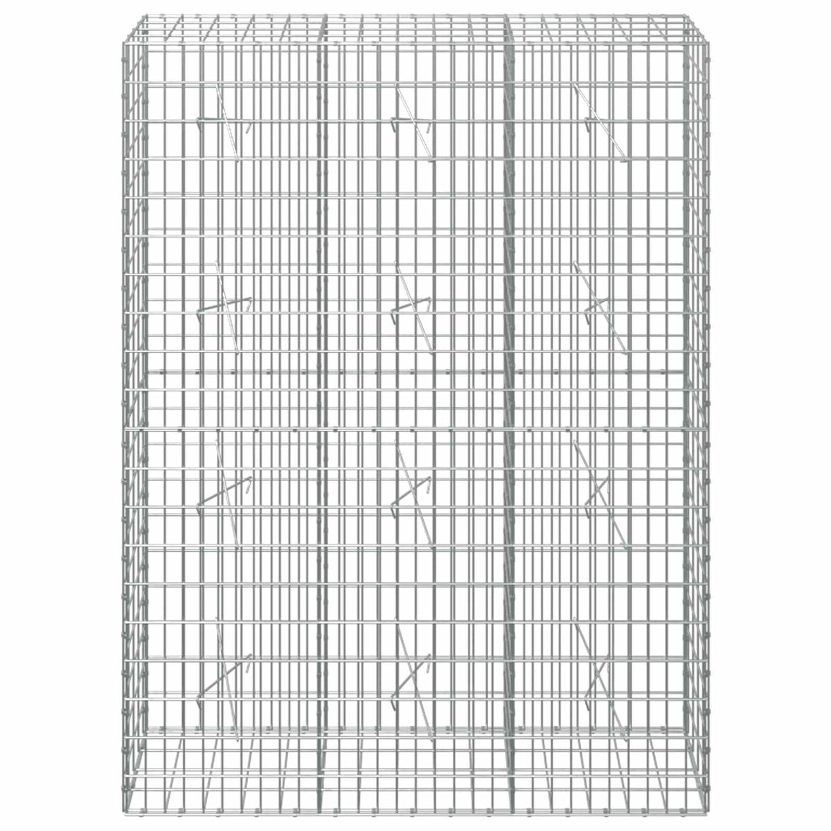 vidaXL Gabion with 5 mm Wire and 5x10 cm Mesh 150x20x200 cm 3