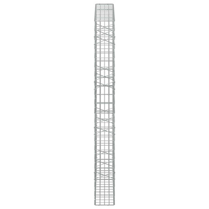 vidaXL Gabion with 5 mm Wire and 5x10 cm Mesh 150x20x200 cm 4