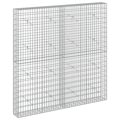 Gabion with 5 mm Wire and 5x10 cm Mesh 50x20x200 cm Height 200 cm Thickness 20 cm 50–1000 cm 200 cm