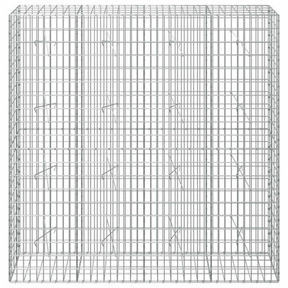 vidaXL Gabion with 5 mm Wire and 5x10 cm Mesh 200x20x200 cm 3