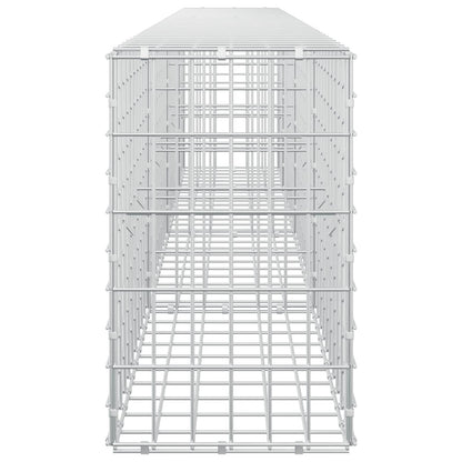 vidaXL Gabion with 5 mm Wire and 5x10 cm Mesh 350x30x50 cm 4
