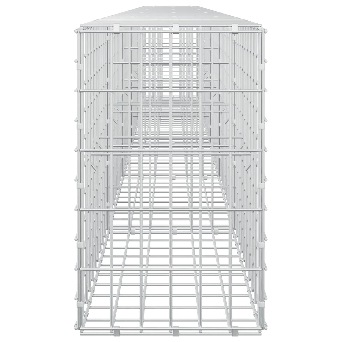 vidaXL Gabion with 5 mm Wire and 5x10 cm Mesh 550x30x50 cm 4
