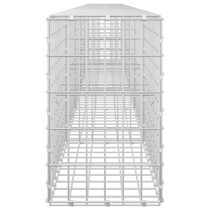 vidaXL Gabion with 5 mm Wire and 5x10 cm Mesh 550x30x50 cm 4