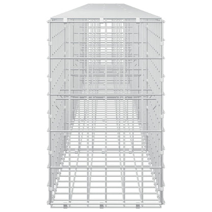 vidaXL Gabion with 5 mm Wire and 5x10 cm Mesh 600x30x50 cm 4