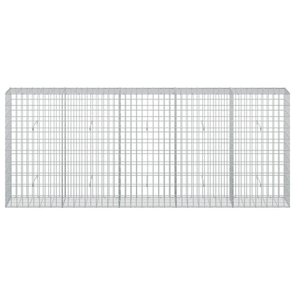 vidaXL Gabion with 5 mm Wire and 5x10 cm Mesh 250x30x100 cm 3