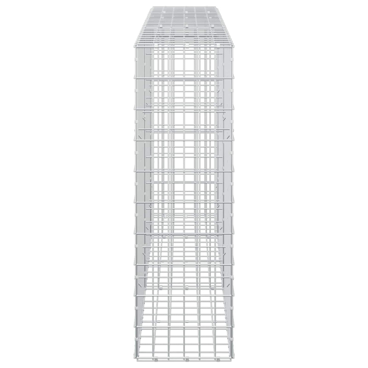 vidaXL Gabion with 5 mm Wire and 5x10 cm Mesh 250x30x100 cm 4