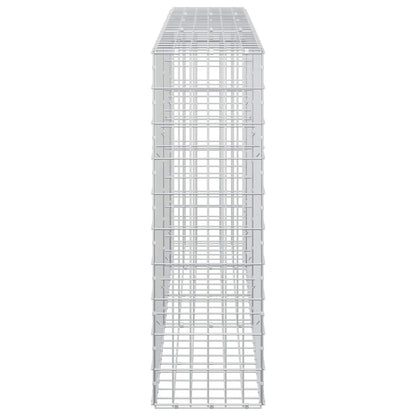 vidaXL Gabion with 5 mm Wire and 5x10 cm Mesh 250x30x100 cm 4