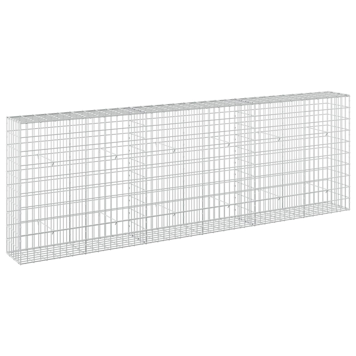 vidaXL Gabion with 5 mm Wire and 5x10 cm Mesh 300x30x100 cm 2