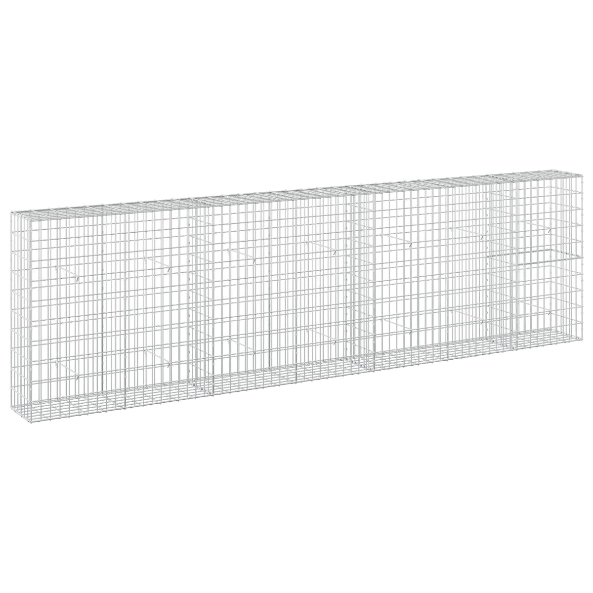 vidaXL Gabion with 5 mm Wire and 5x10 cm Mesh 350x30x100 cm 2