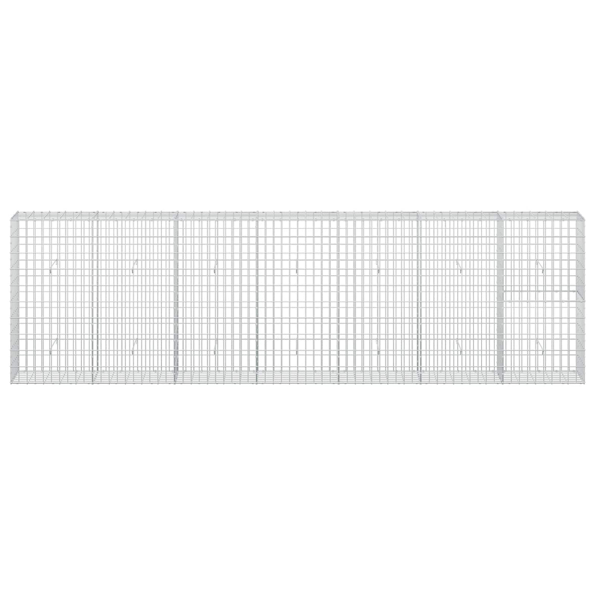 vidaXL Gabion with 5 mm Wire and 5x10 cm Mesh 350x30x100 cm 3