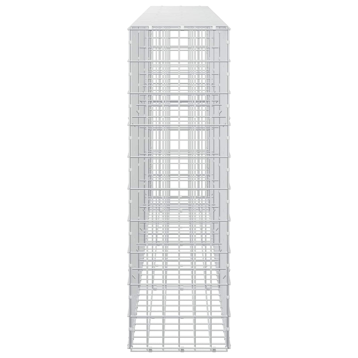 vidaXL Gabion with 5 mm Wire and 5x10 cm Mesh 350x30x100 cm 4