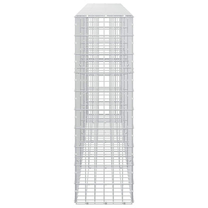 vidaXL Gabion with 5 mm Wire and 5x10 cm Mesh 350x30x100 cm 4
