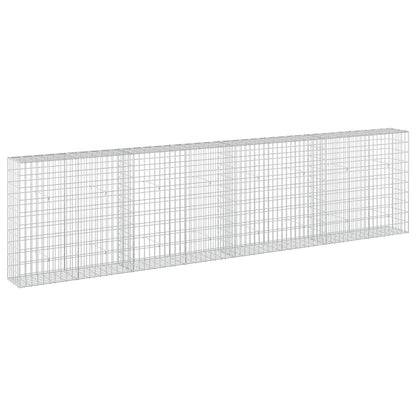 vidaXL Gabion with 5 mm Wire and 5x10 cm Mesh 400x30x100 cm 2