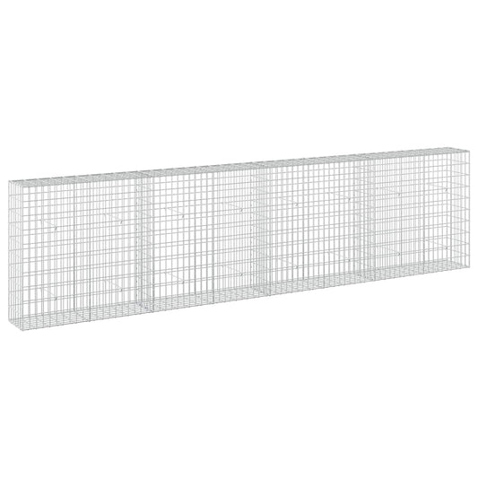 vidaXL Gabion with 5 mm Wire and 5x10 cm Mesh 400x30x100 cm 2