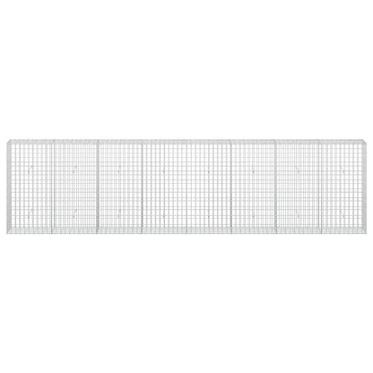 vidaXL Gabion with 5 mm Wire and 5x10 cm Mesh 400x30x100 cm 3