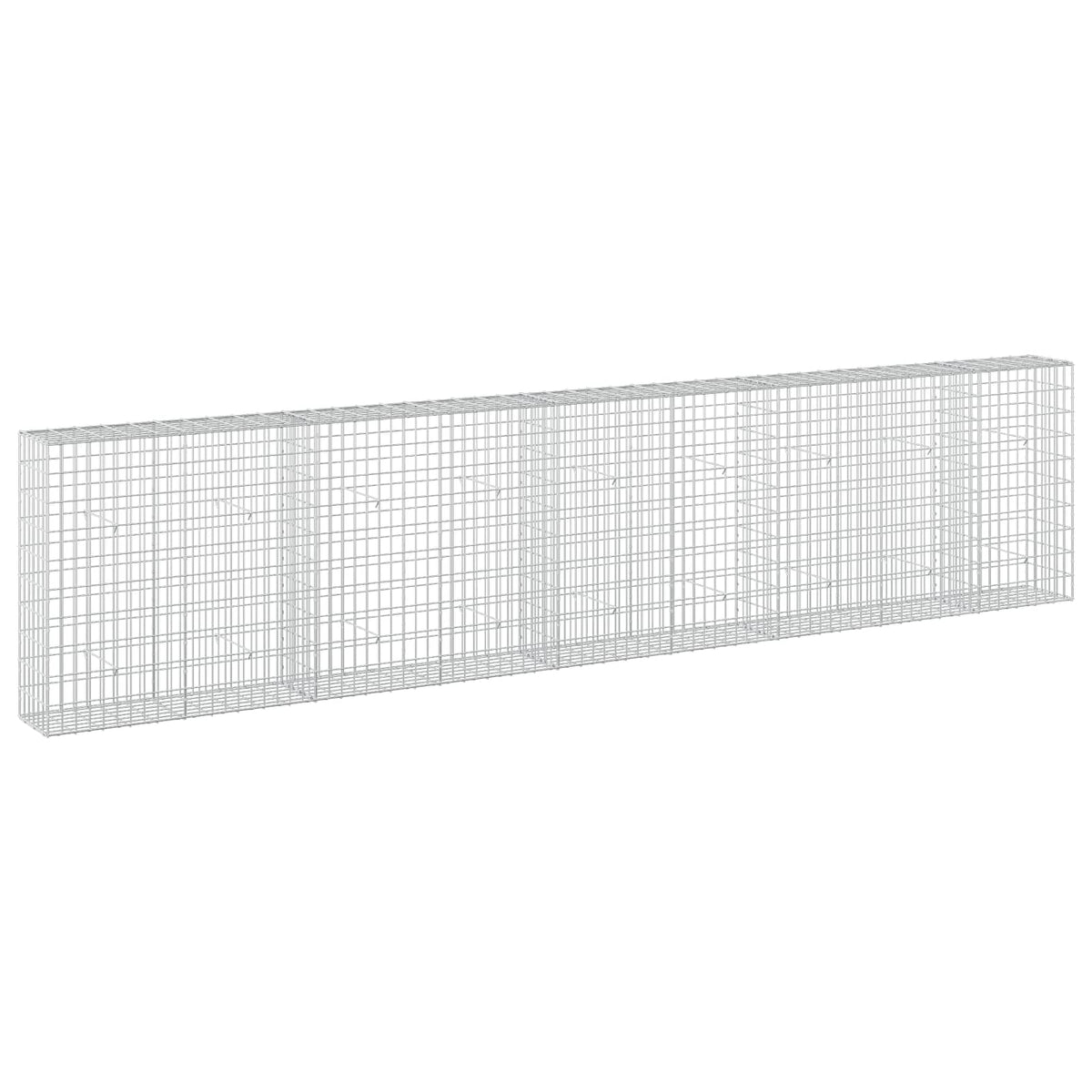 vidaXL Gabion with 5 mm Wire and 5x10 cm Mesh 450x30x100 cm 2