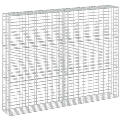 vidaXL Gabion with 5 mm Wire and 5x10 cm Mesh 200x30x150 cm 2