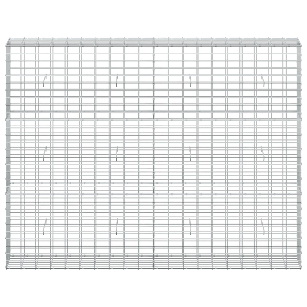 vidaXL Gabion with 5 mm Wire and 5x10 cm Mesh 200x30x150 cm 3