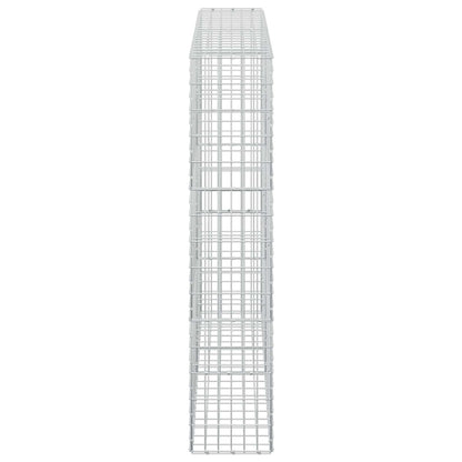vidaXL Gabion with 5 mm Wire and 5x10 cm Mesh 200x30x150 cm 4
